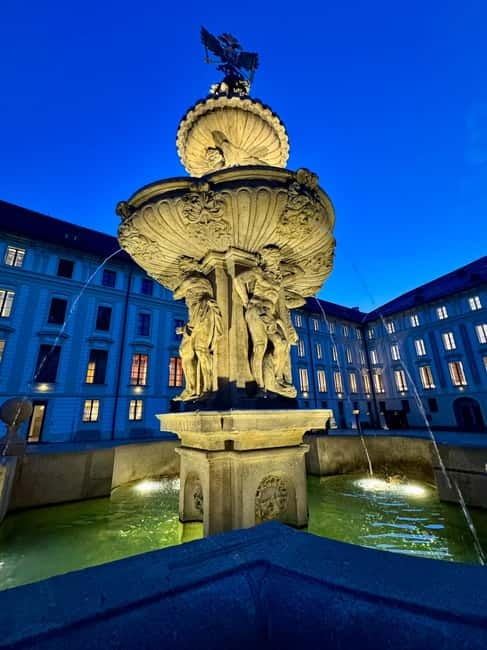 Prague: Night Walk through Prague Castle with City Views - Golden Lane in the dark