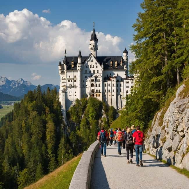 Private driver: Munich to Neuschwanstein Castle - Arriving at Neuschwanstein Castle