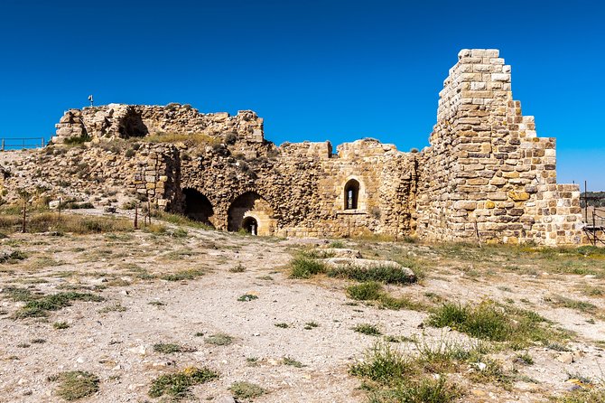 Private Full Day Crusader Castles of Karak & Shobak, Kings Highway from Amman - Shobak Castle and its hillside staircase