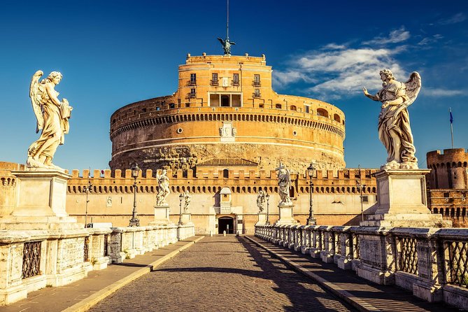 Private Tour - St. Angel's Castle - Reaching the terrace for the Rome views