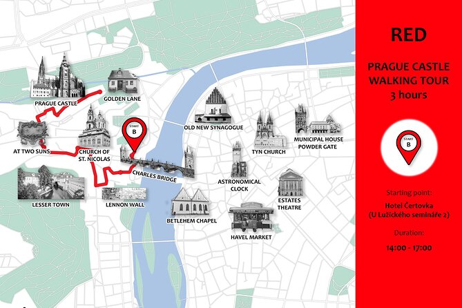 Private Walking Tour: From Charles Bridge to Prague Castle - Malostranské Square and the climb toward the castle