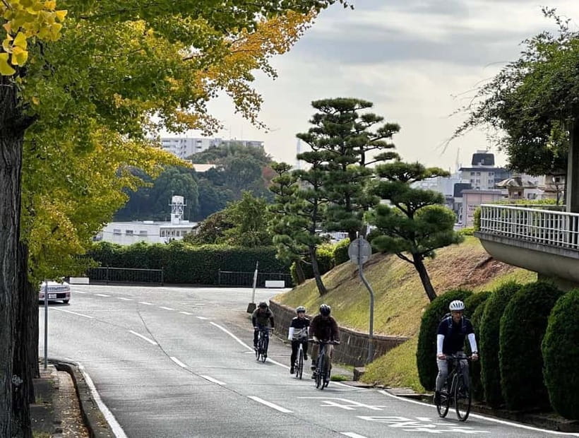 Ride around the Castle. Slurp like a Local - Seeing Himeji Castle from the outside