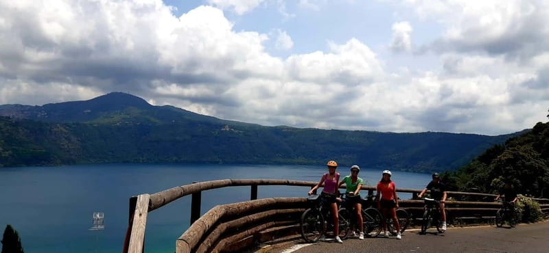 Rome E-Bike Tour: Roman Castles, Villages and Lake Views - From Lake Albano Toward Nemi