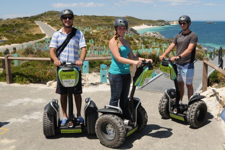 Rottnest Fortress Adventure Segway Package - Riding through bays, beaches, and island country