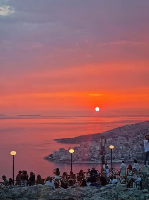 Sarande: Blue Eye Spring and Lekursi Castle Sunset Tour - The drive from central Sarande to the Blue Eye
