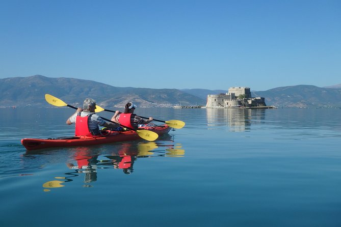 Sea Kayak Nafplio - Medieval Castles Tour - Circling Acronafplia Fortress