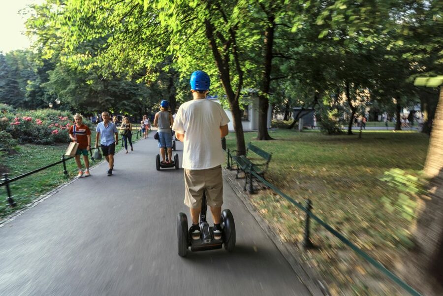 Segway Tour Krakow: Grand Tour (Old Town + Wawel Castle) - Riding through the Old Town