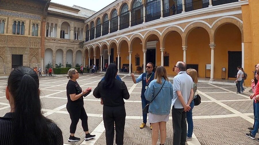 Seville: Alcazar of Seville guided tour with a Historian- - The Admiral’s Room and Seville’s Atlantic story