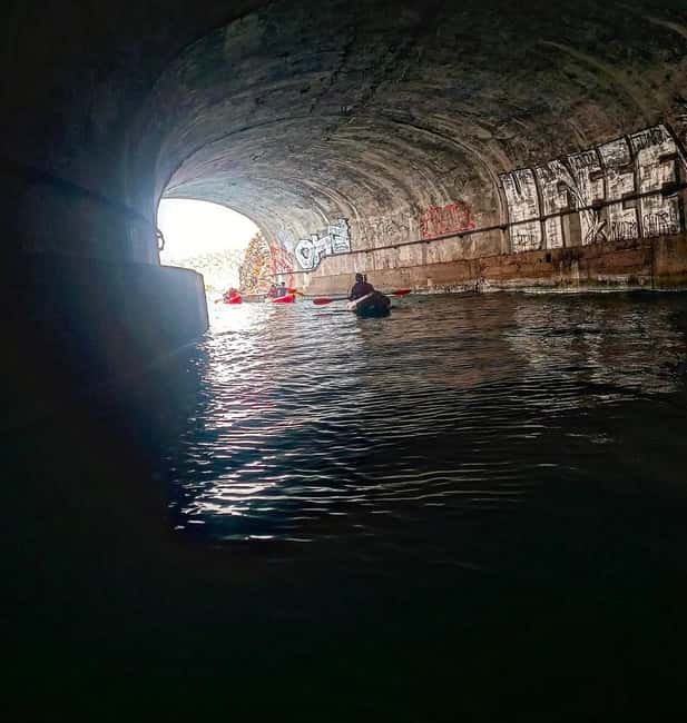 Šibenik: Sea Kayaking Tour to St. Nicholas Fortress - A swim stop beside the caves