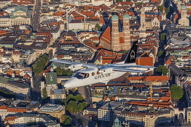 Sightseeing flight Zugspitze Neuschwanstein Castle Alps Munich Augsburg - Munich’s Big Sights From the Air