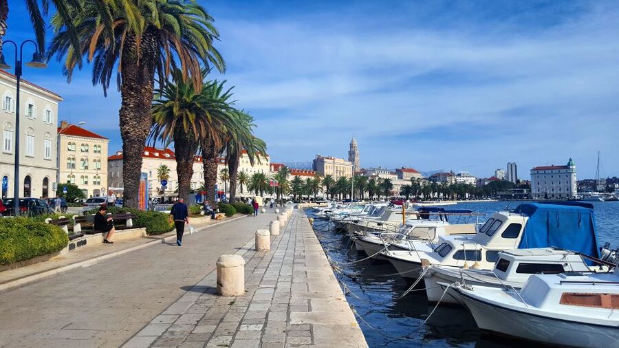 Split, Trogir and Klis Fortress: Private Tour from Dubrovnik - Klis Fortress and the sunset over Split