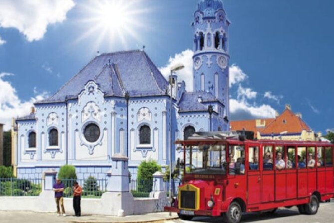 UFO & Blue Church Tour and Big Castle Tour Combo - Riding the Presporacik through the old town