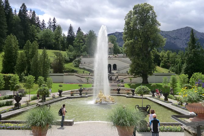 VIP Day Trip Neuschwanstein and Linderhof Castle from Munich - Linderhof Palace and its mountain setting
